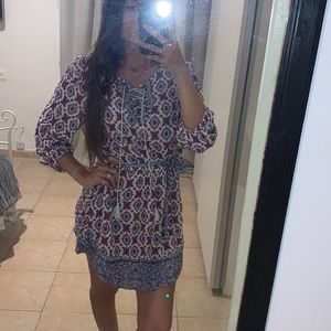 Tango dress size medium 38. Lace up dress. 3/4 length sleeve. Summer dress